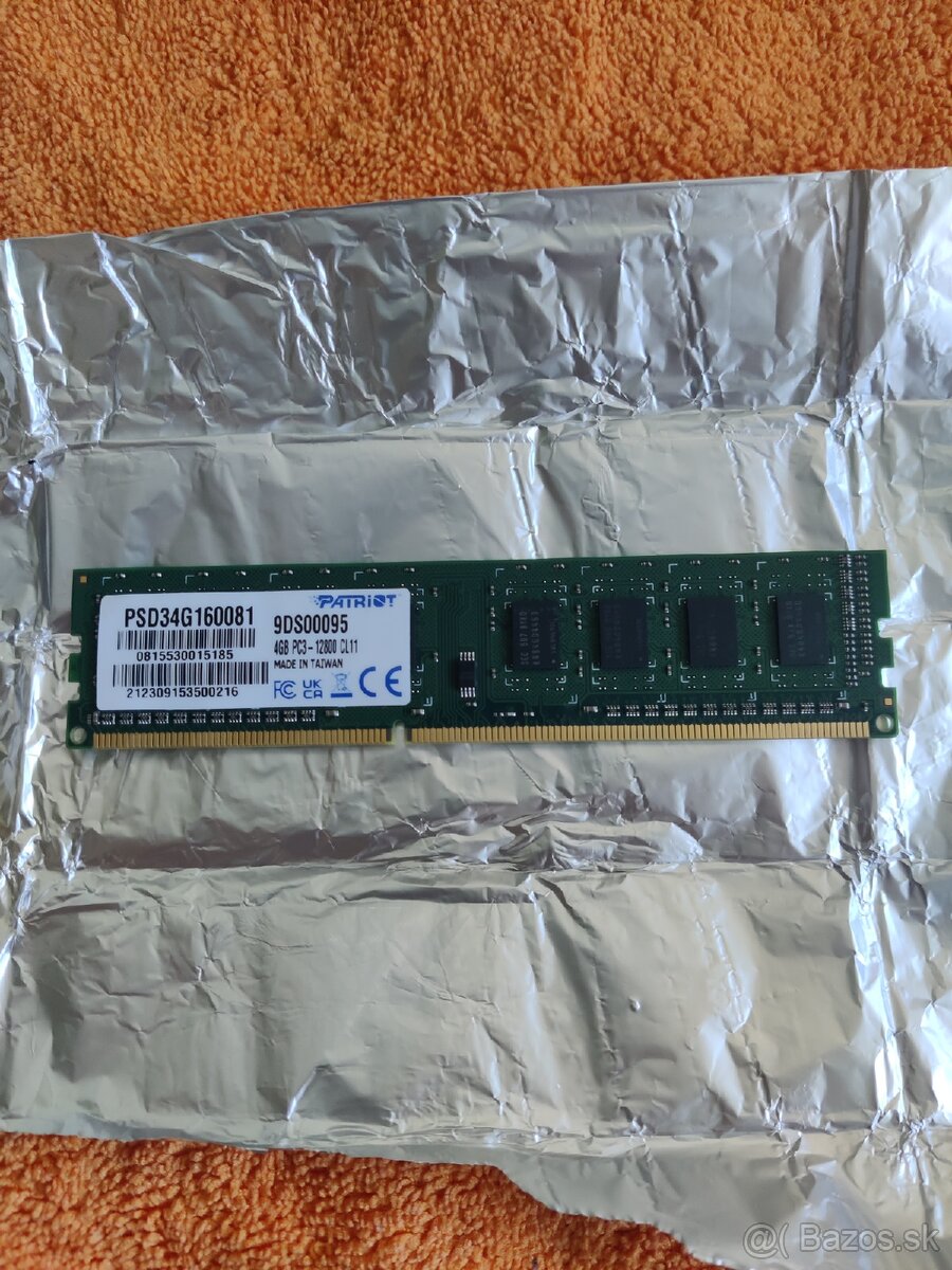 Predam rozne operacne pamate RAM DD3 1GB - 4GB - 4