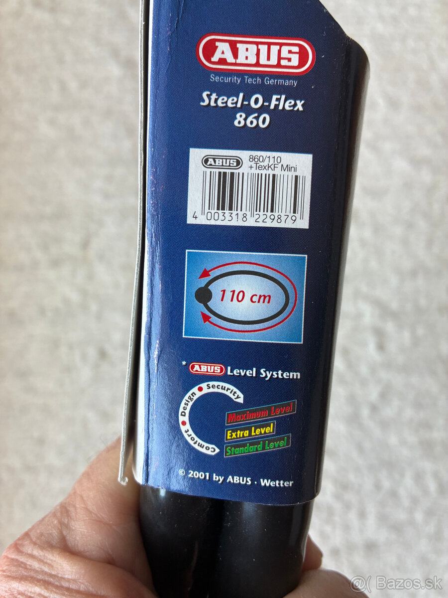 zámok na bicykel Abus steel O flex 860 - 4
