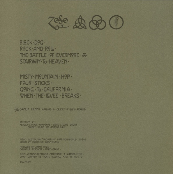 LP Led Zeppelin - Led Zeppelin IV - 4