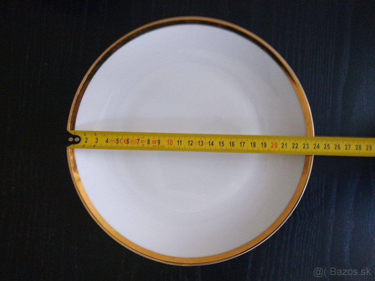 Sada tanierov z porcelánu - závod Nová Role,-PREDANE- - 4