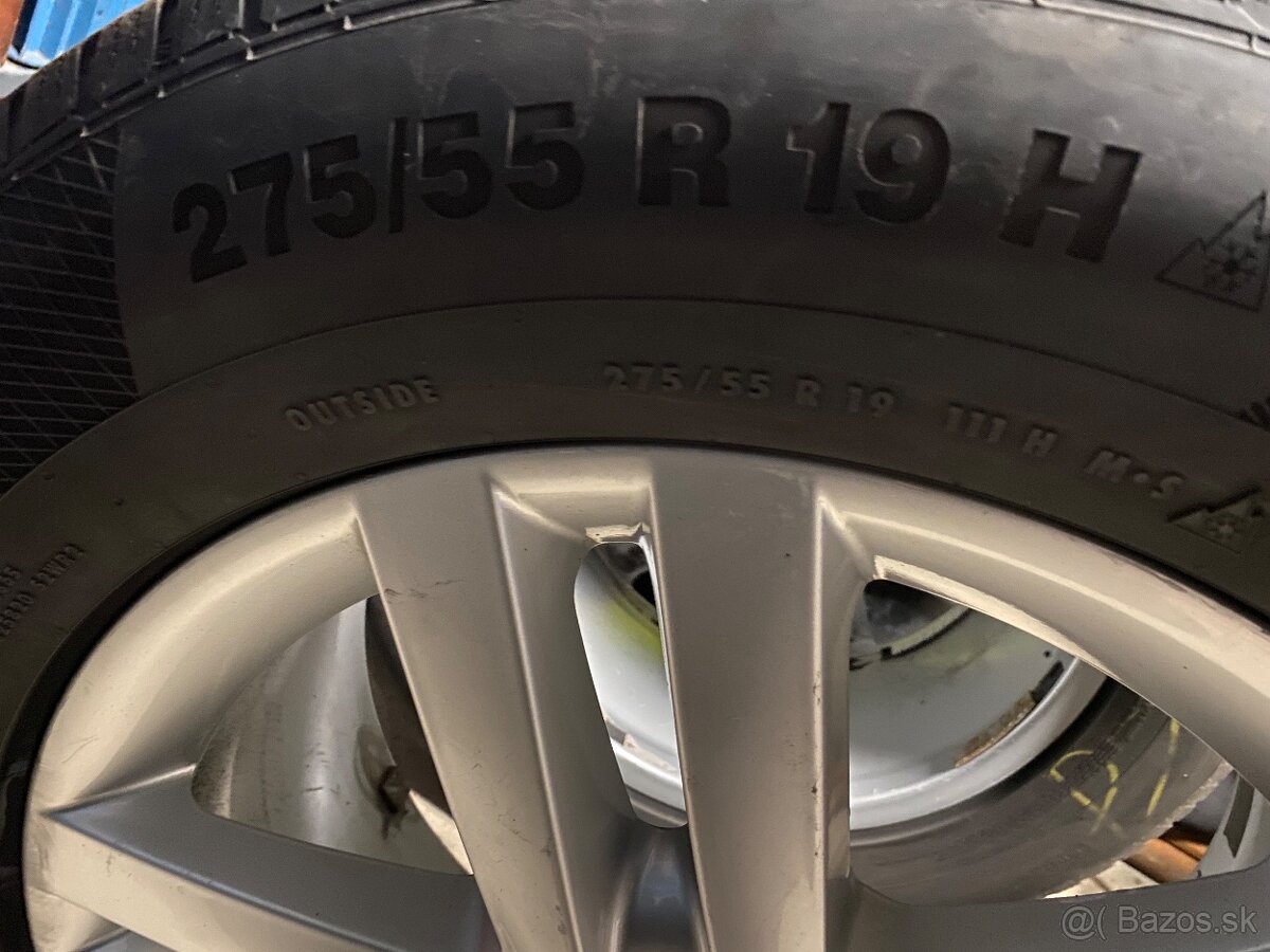 Mercedes disky 275/55 R19 , zimné - 4