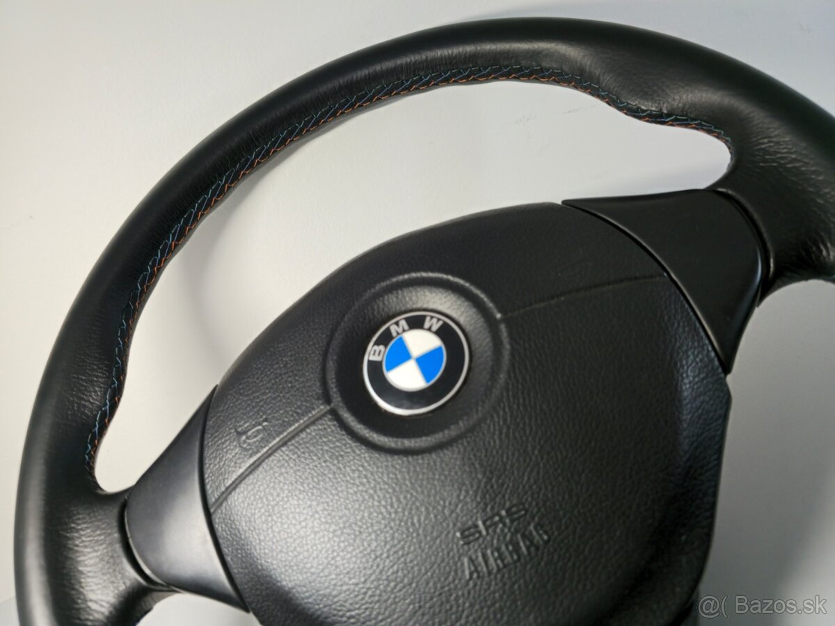 BMW M3 M5 trojramenný kožený volant mtech - 4