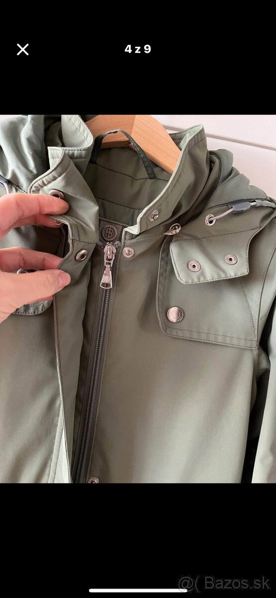 Detská prechodná bunda 128 cm Poivre blanc - 4