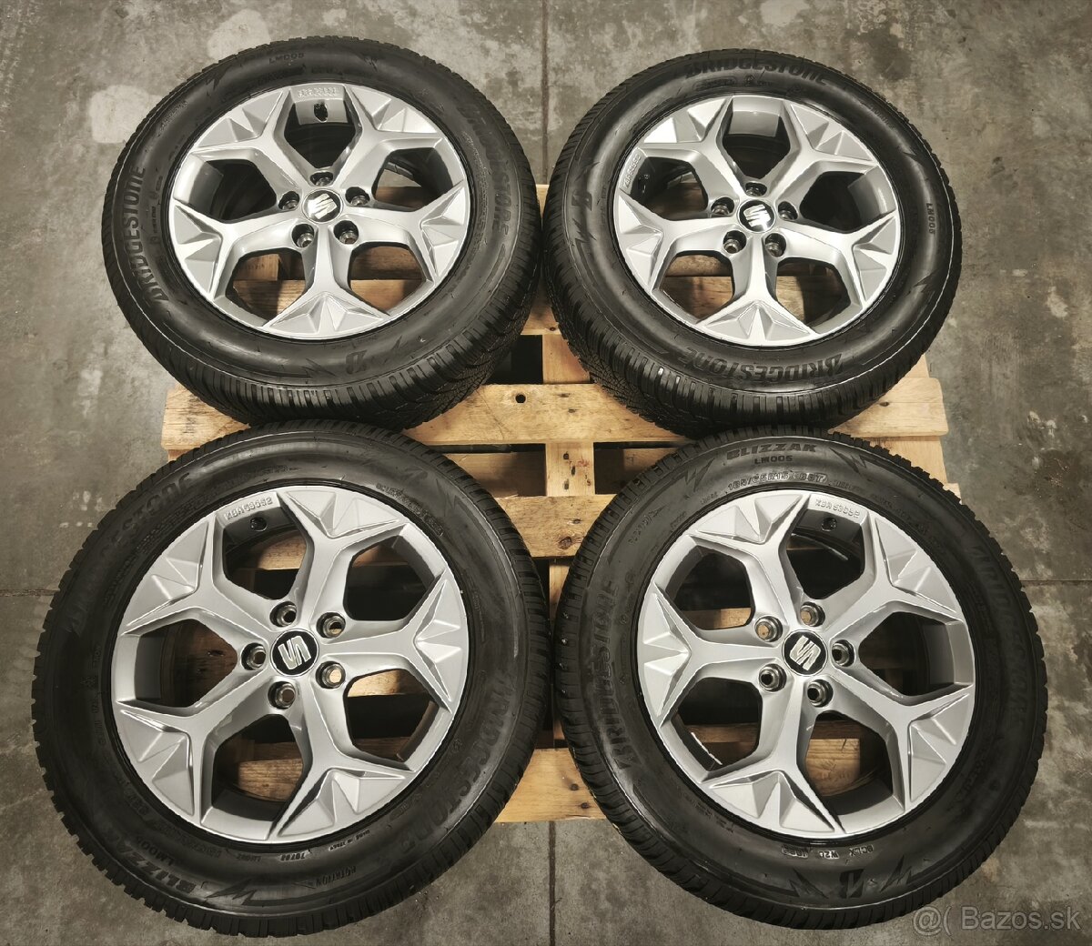 SEAT/VW/AUDI/R15 5x100/ZÀNOVNÁ ORIG.ZIMNA SADA - 4