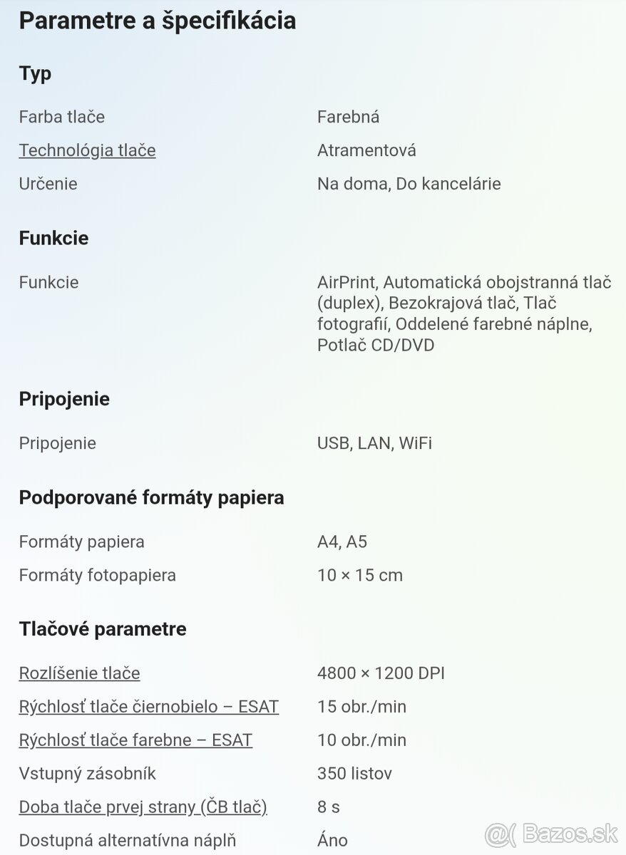 Canon pixma TS705A - 4