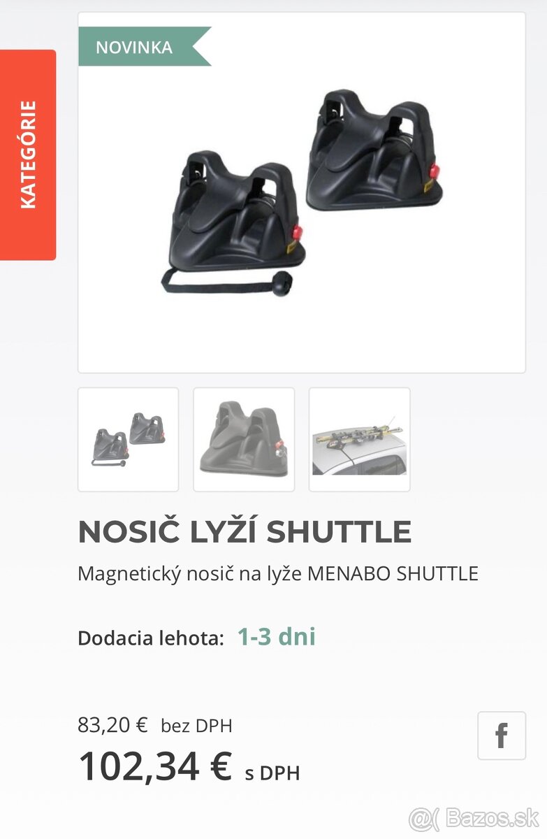 Magneticky nosic na LYZE - 4