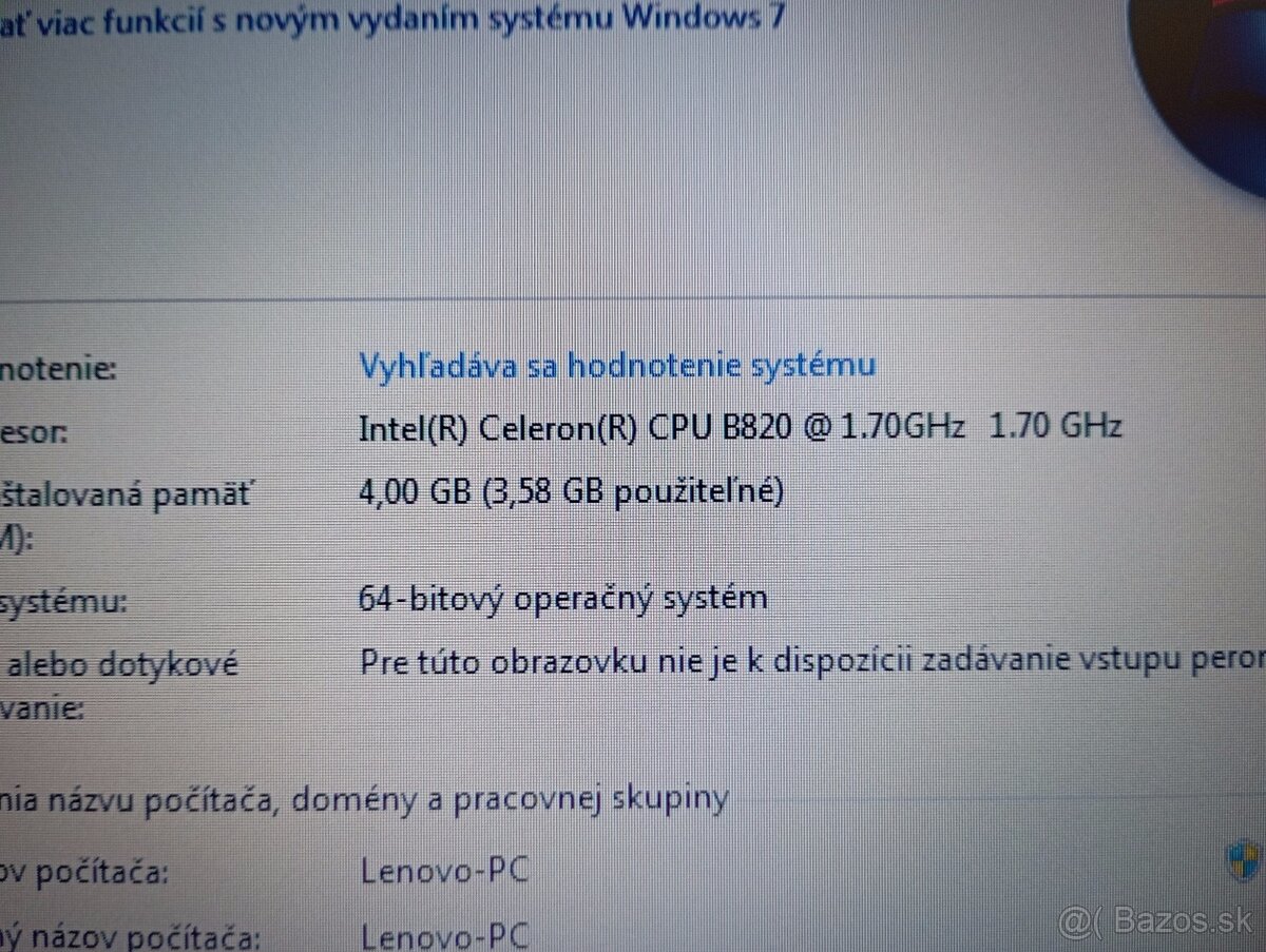 predám notebook LENOVO THINKPAD E530C , Windows 7 - 4