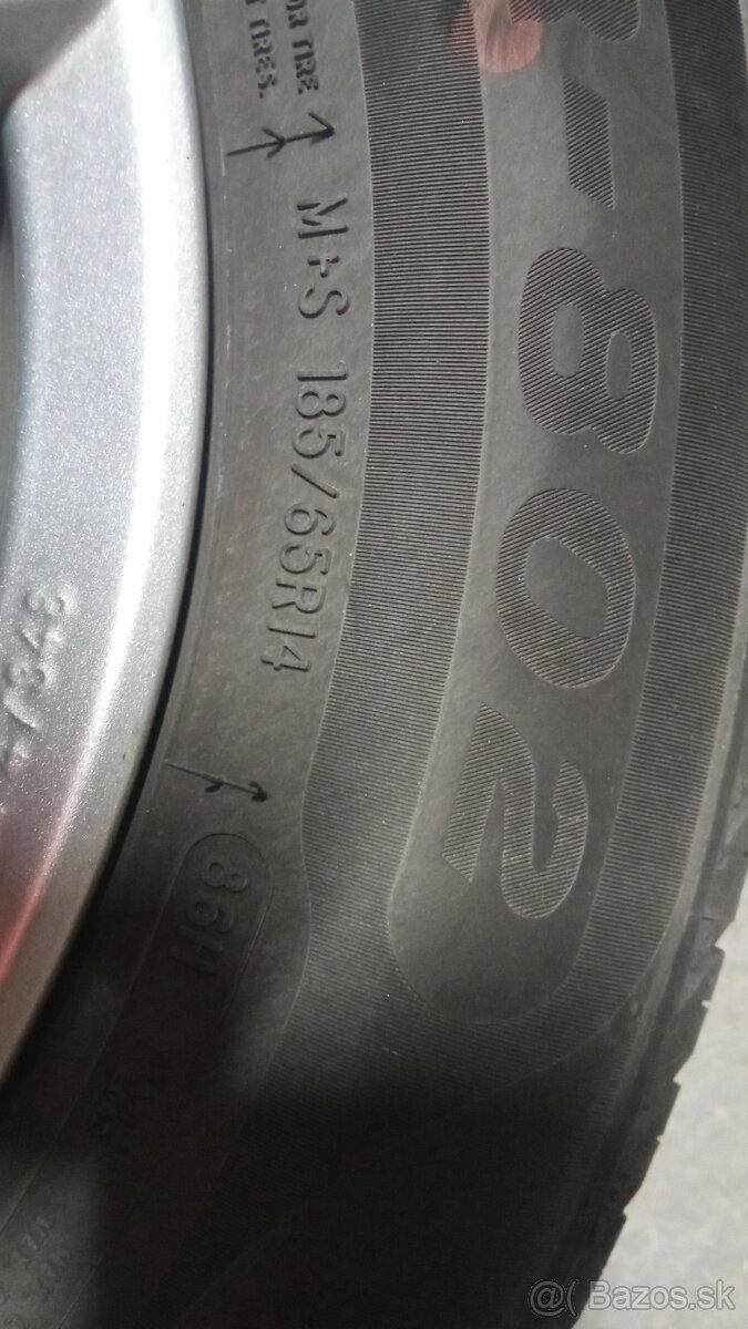 Letné pneumatiky s hliníkovým diskami R14 - 4