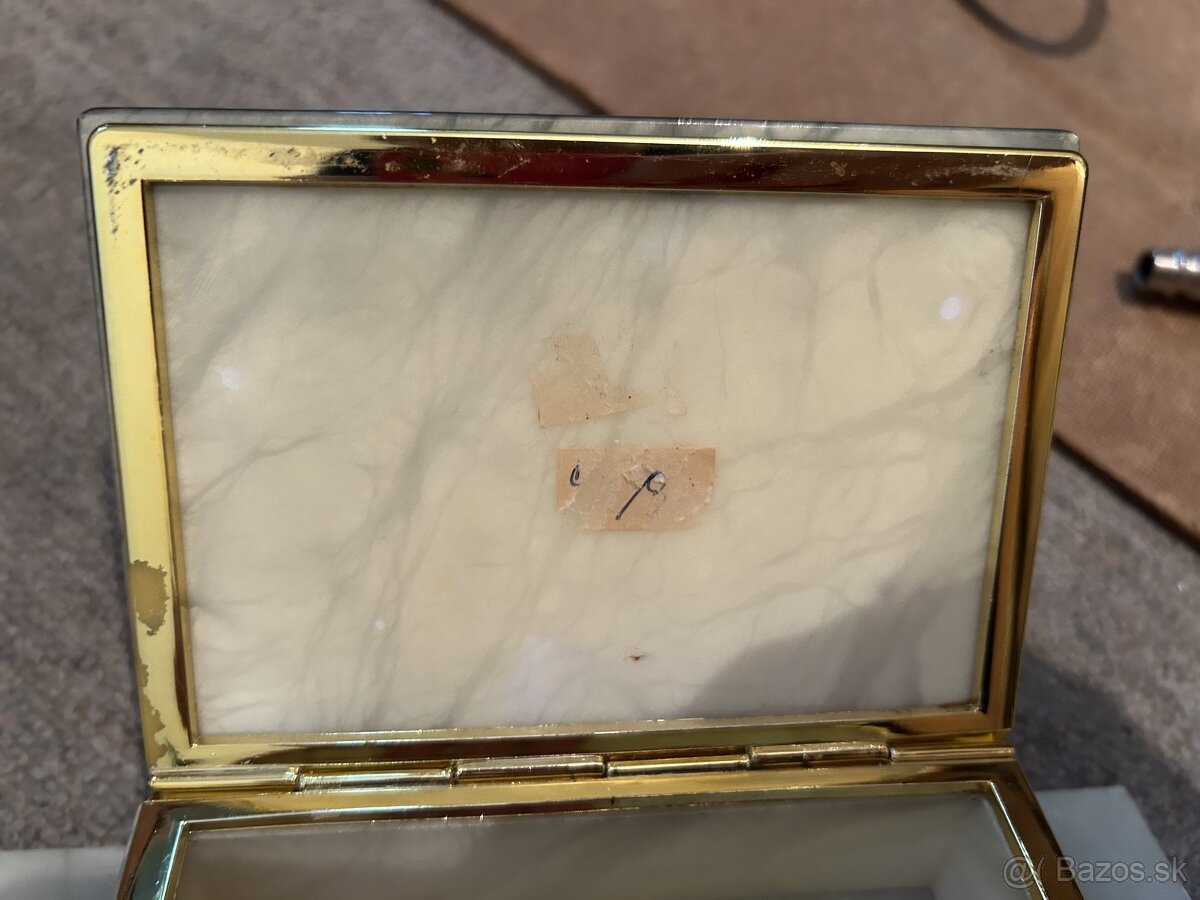 vintage retro krabicka s podstavcom - 4