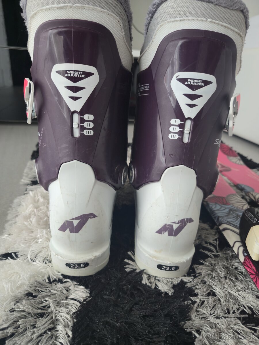 Detské lyze v.110, lyžiarky 22.5cm - 4