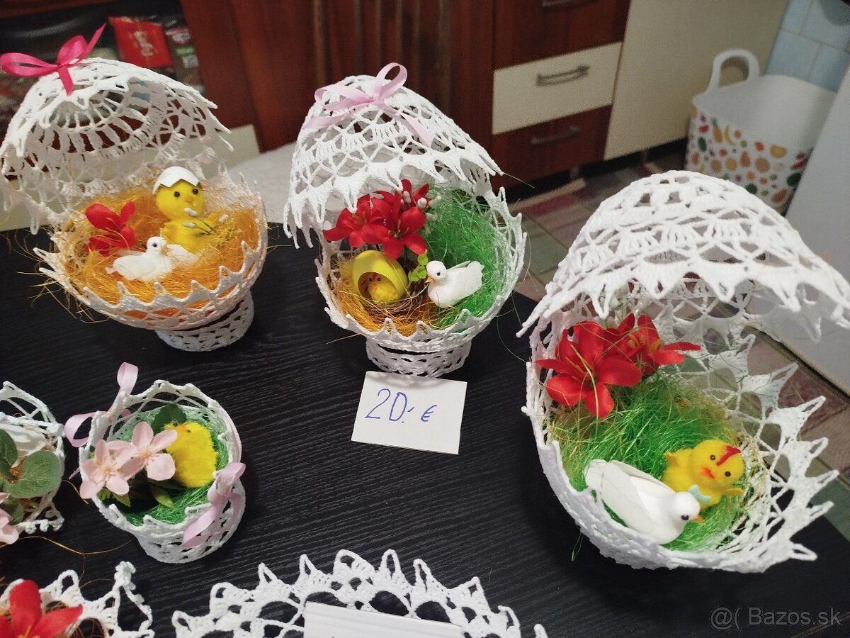 Háčkované ozdoby na Veľkú noc - 4