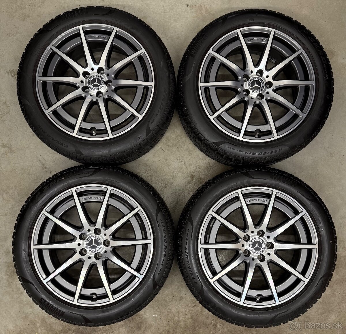 Zimná sada 5x112 R19 , 235/50/19 Mercedes Benz GLA GLB AMG - 4
