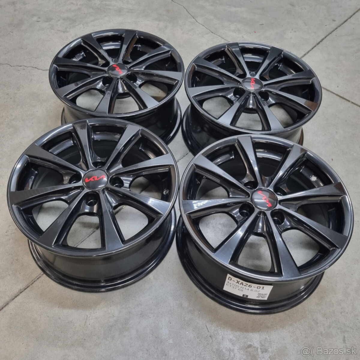 Hliníkové disky 4x100 R14 6J ET37 - 4