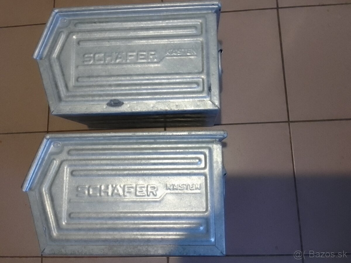 Plechové pozinkované prepravky/boxy/. - 4