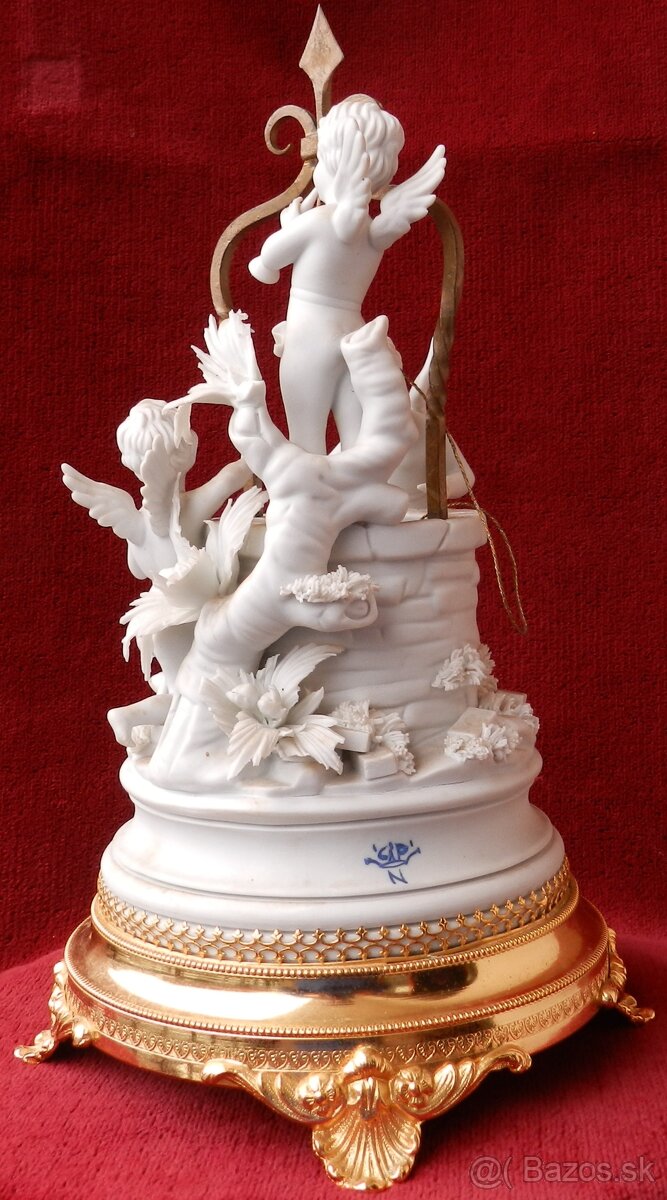 Hrajúci Putti pri Fontáne Capodimonte Taliansko 20 st.porc. - 4