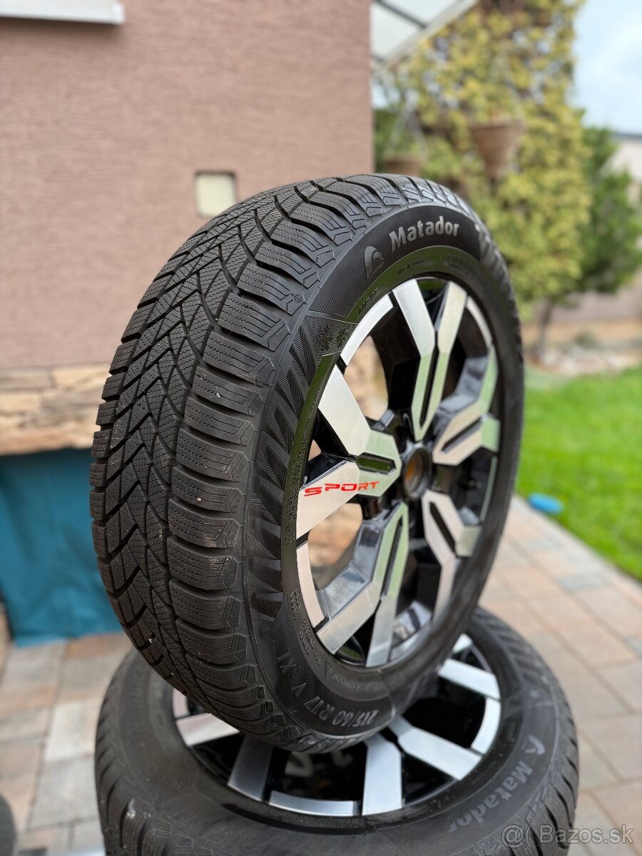 Zimná sada Dacia Duster 215/60 R17 - 4