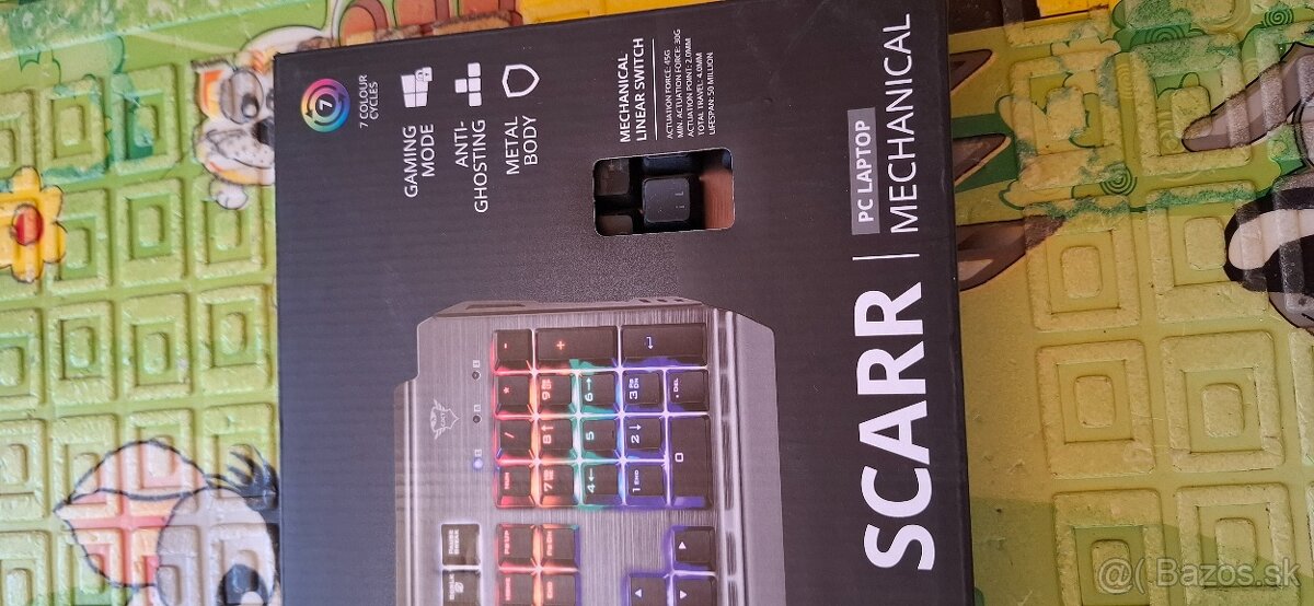 Herná TRUST klávesnica GXT nová - 4