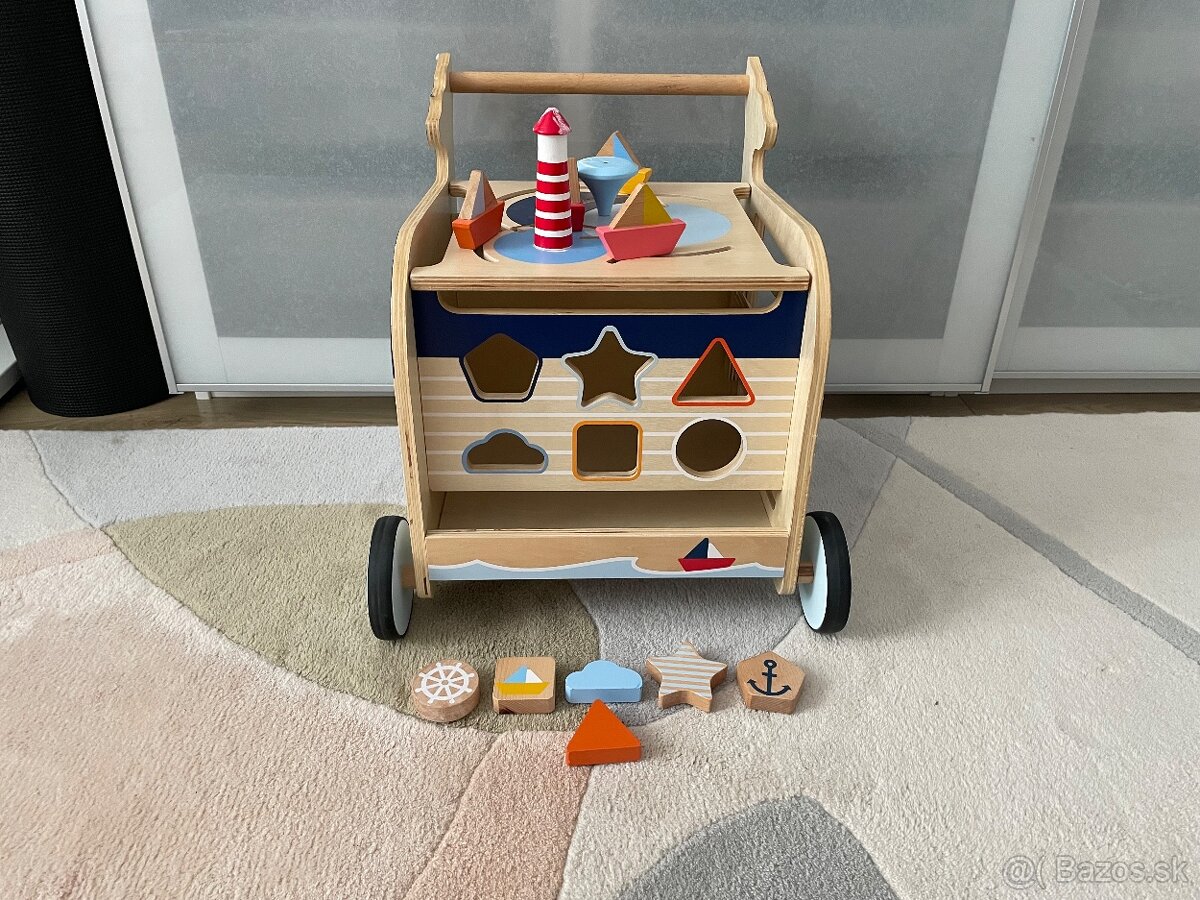 Drevené chodítko Veľryba - 4