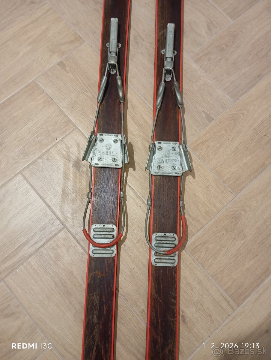 Staré drevené lyže - 4