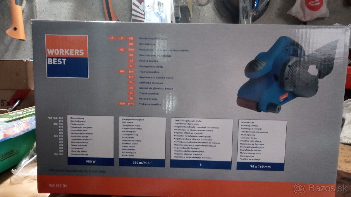 Workers Best WB 950 BS brúska na drevo - 4