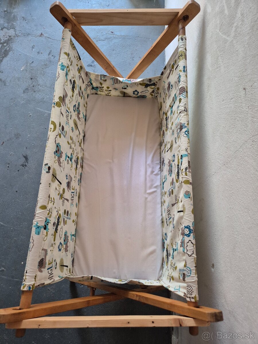 Retro drevena postielka - 4