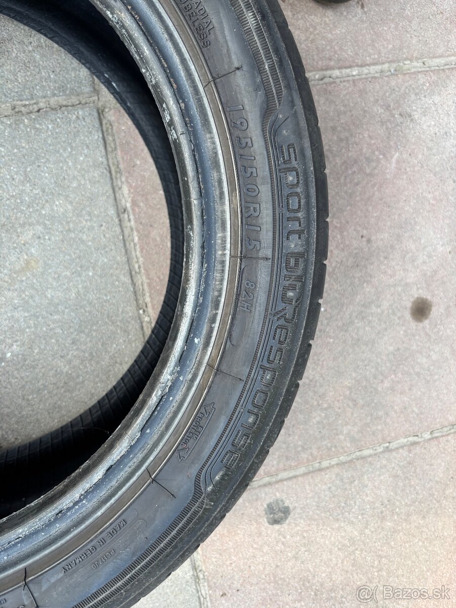 Dunlop SportBlueResponse 195/50R15 - 4