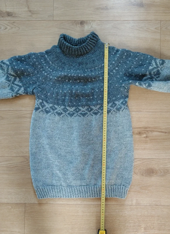 Vlnený sveter S - 4