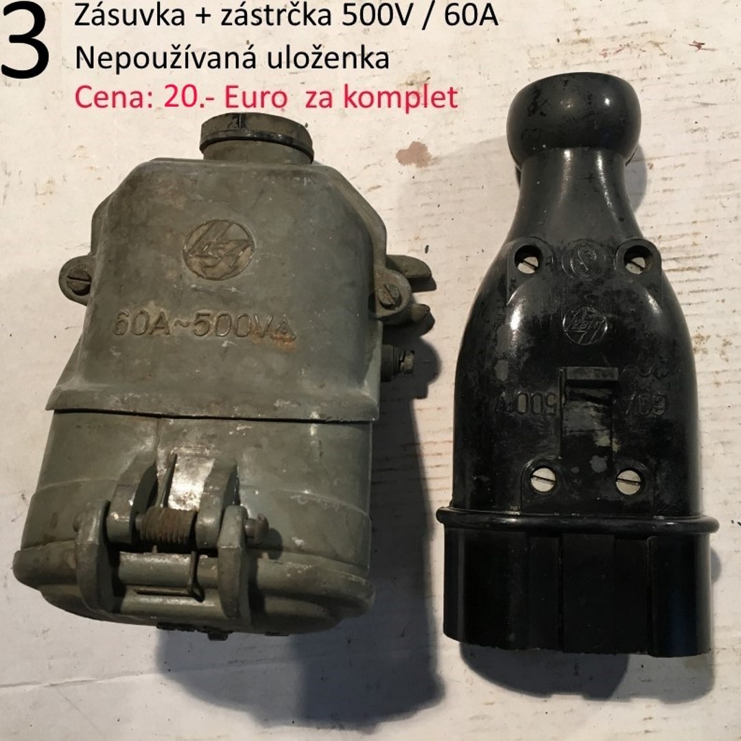 Stahováky vrtáky zásuvky a zástrčky 500 V / 60 A - 4