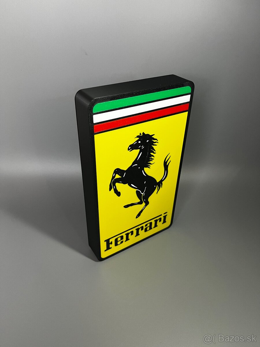 Ferrari LED logo lampa - 4