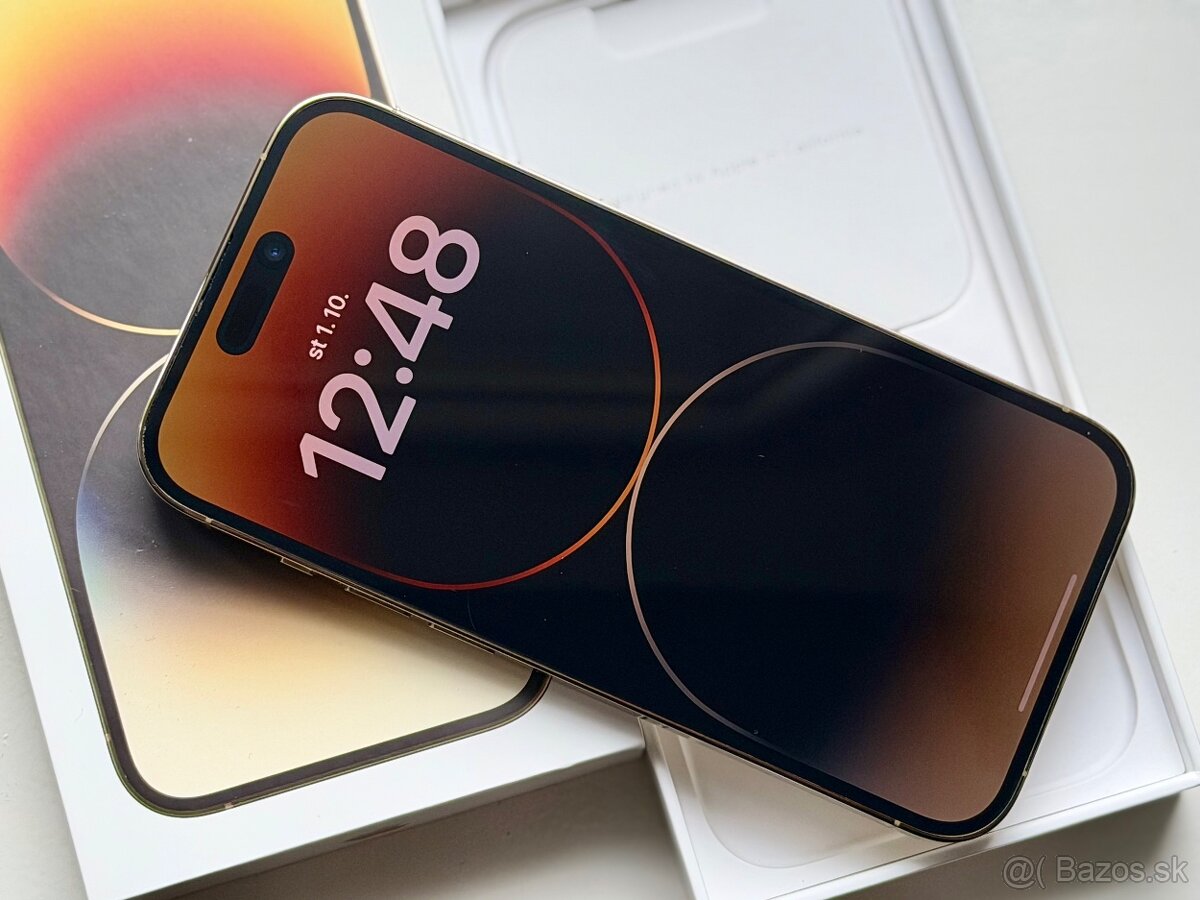 iPhone 14 Pro Gold BATERIE 100% TOP - 4