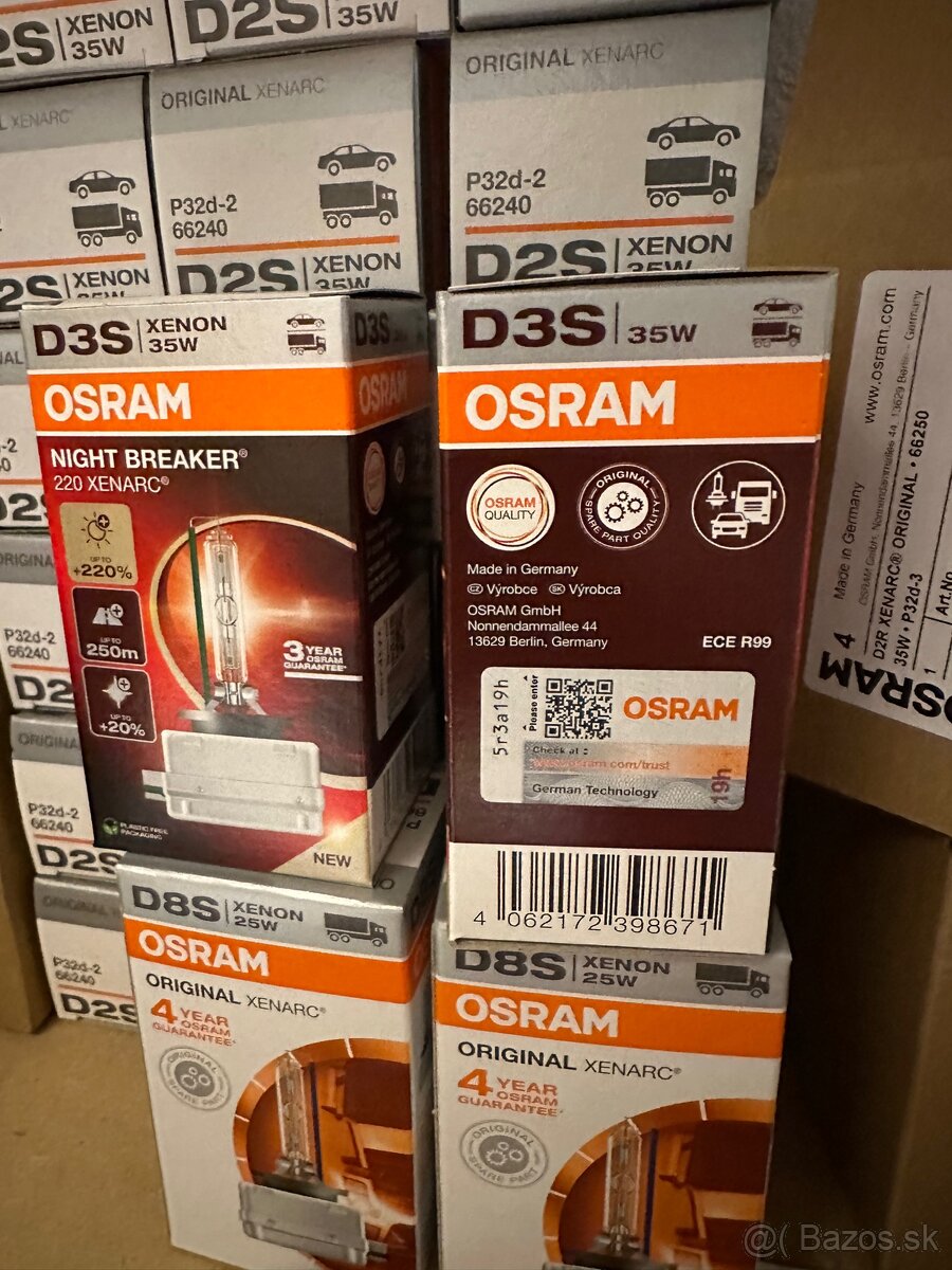 Nove so zarukou Osram LED, Osram vybojky, halogen - 4