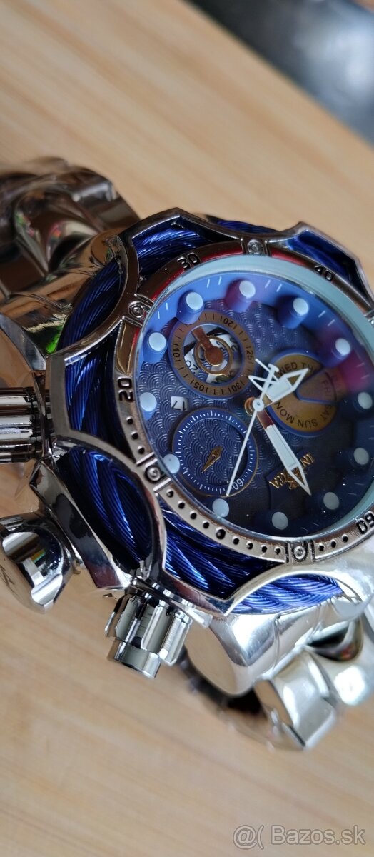 masivní hodinky I-NEPIC USA,přes 55mm,váha přes 180gramů - 4