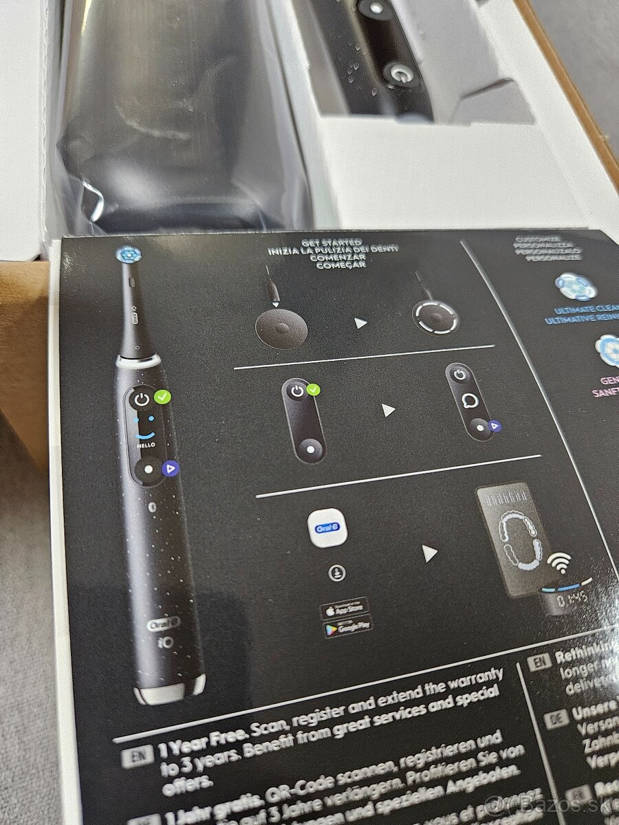 Oral-B iO 10 Black – nová, špičková elektrická zubná kefka - 4