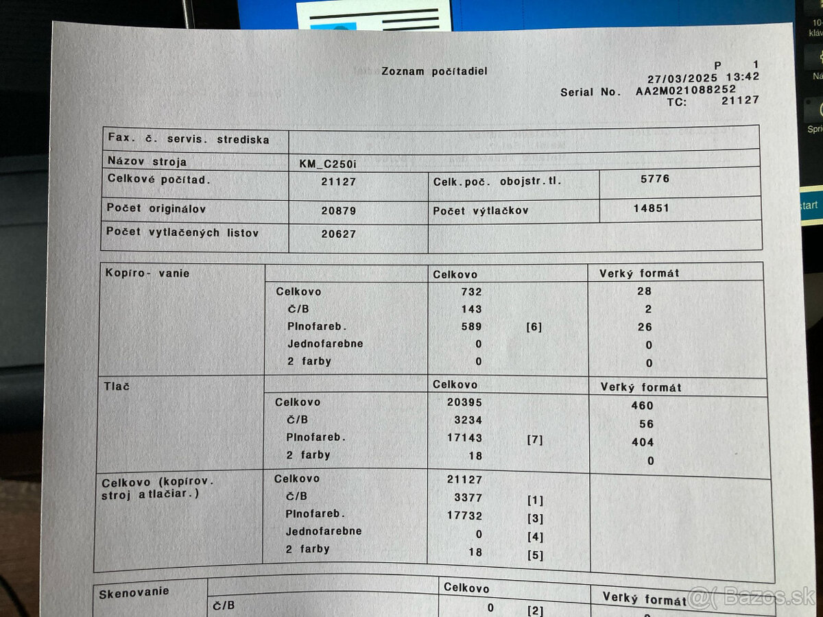 Konica Minolta bizhub C250i - farebna A3 - 4