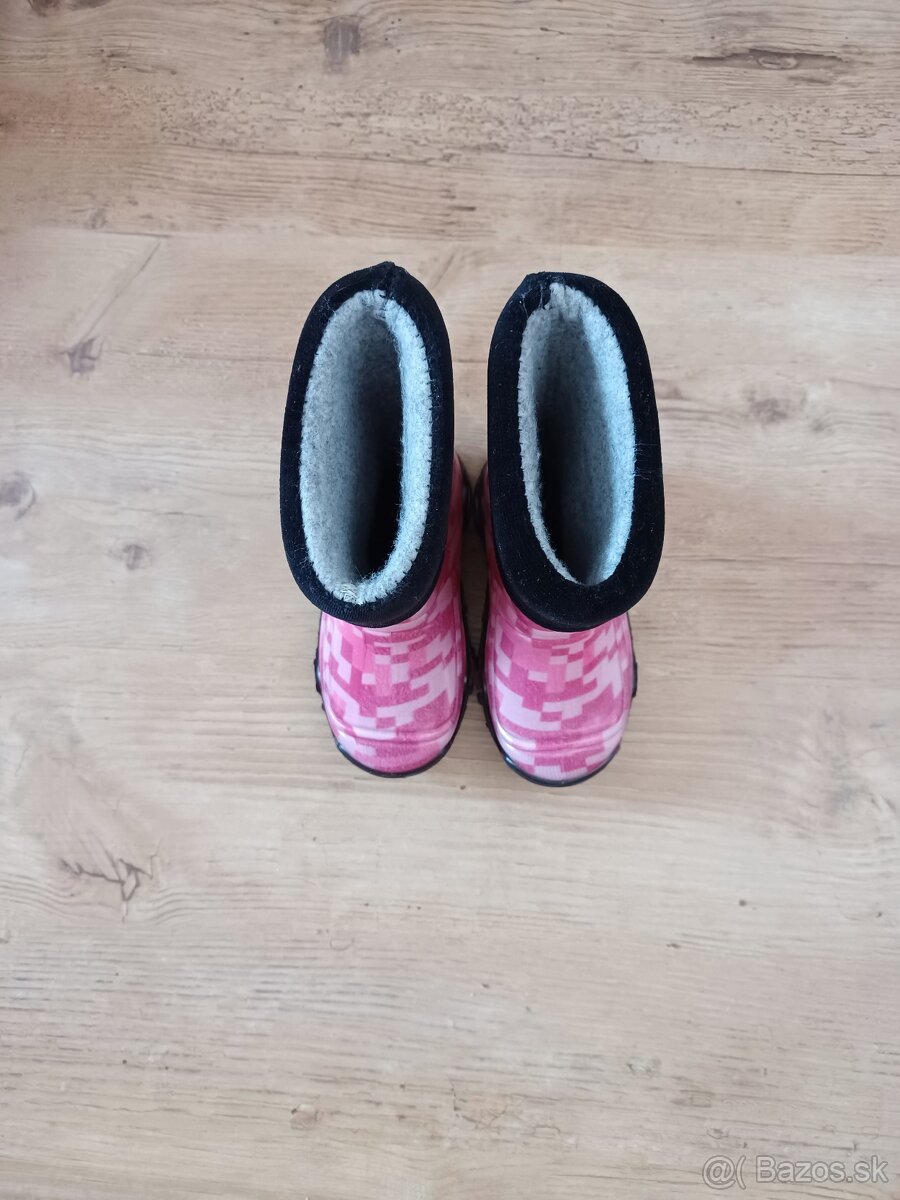 NOVÉ NENOSENÉ ZATEPLENÉ detské gumáky 21 / 22 - 4