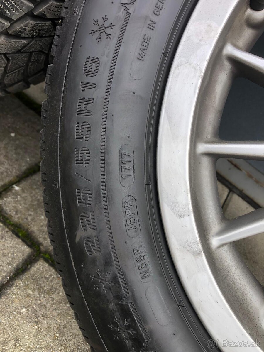 BMW e39 zimna sada 225/55 R16 pneu na elektronoch - 4