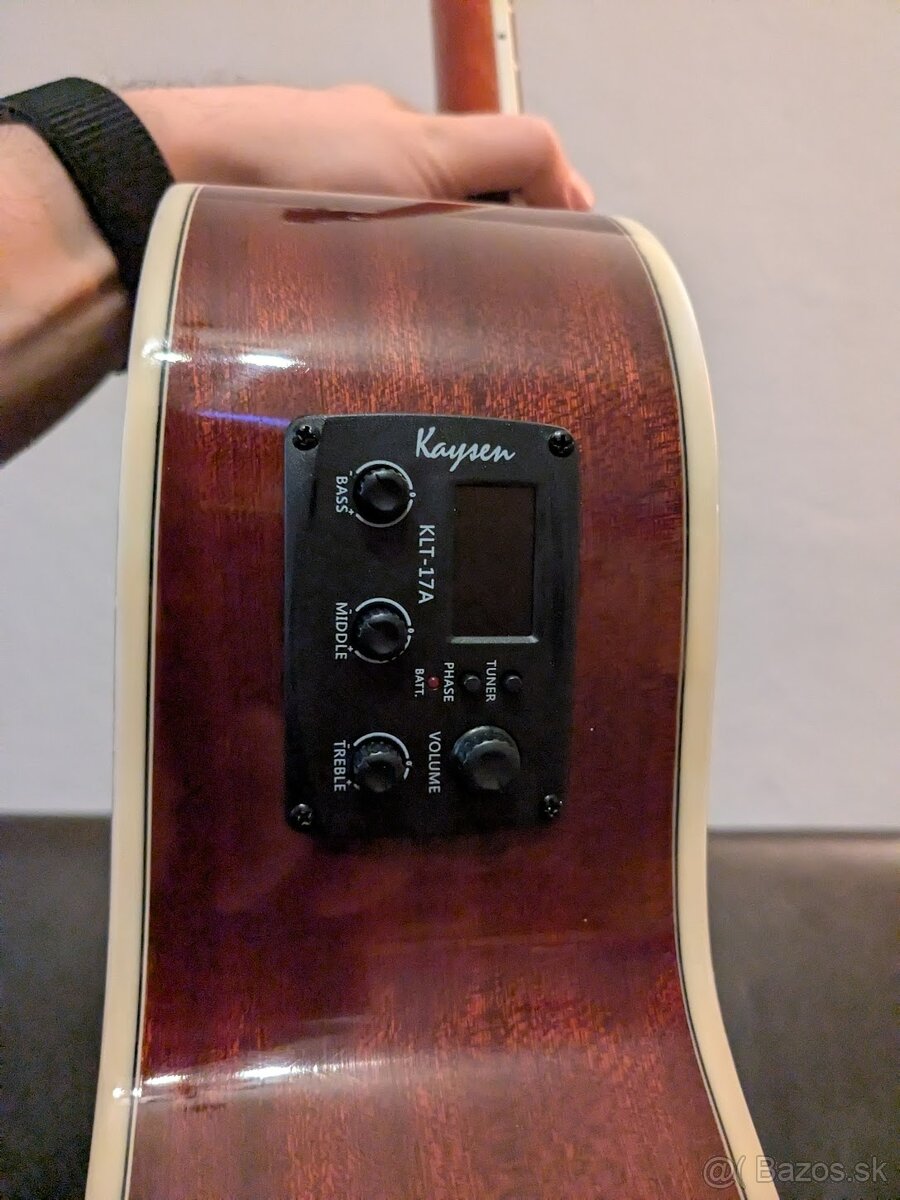 Elektroakustická gitara Texas, príslušenstvo v cene - 4