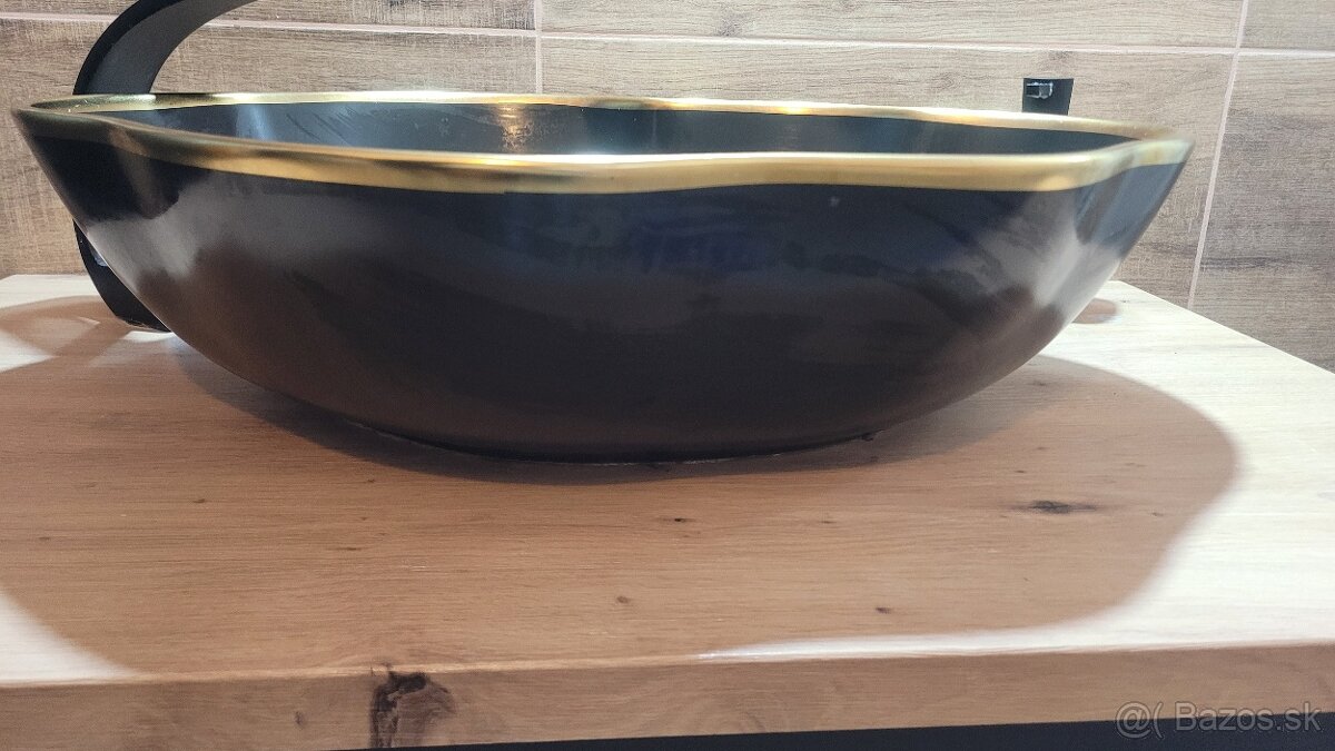 Umývadlo Rea cierno zlaty - 4