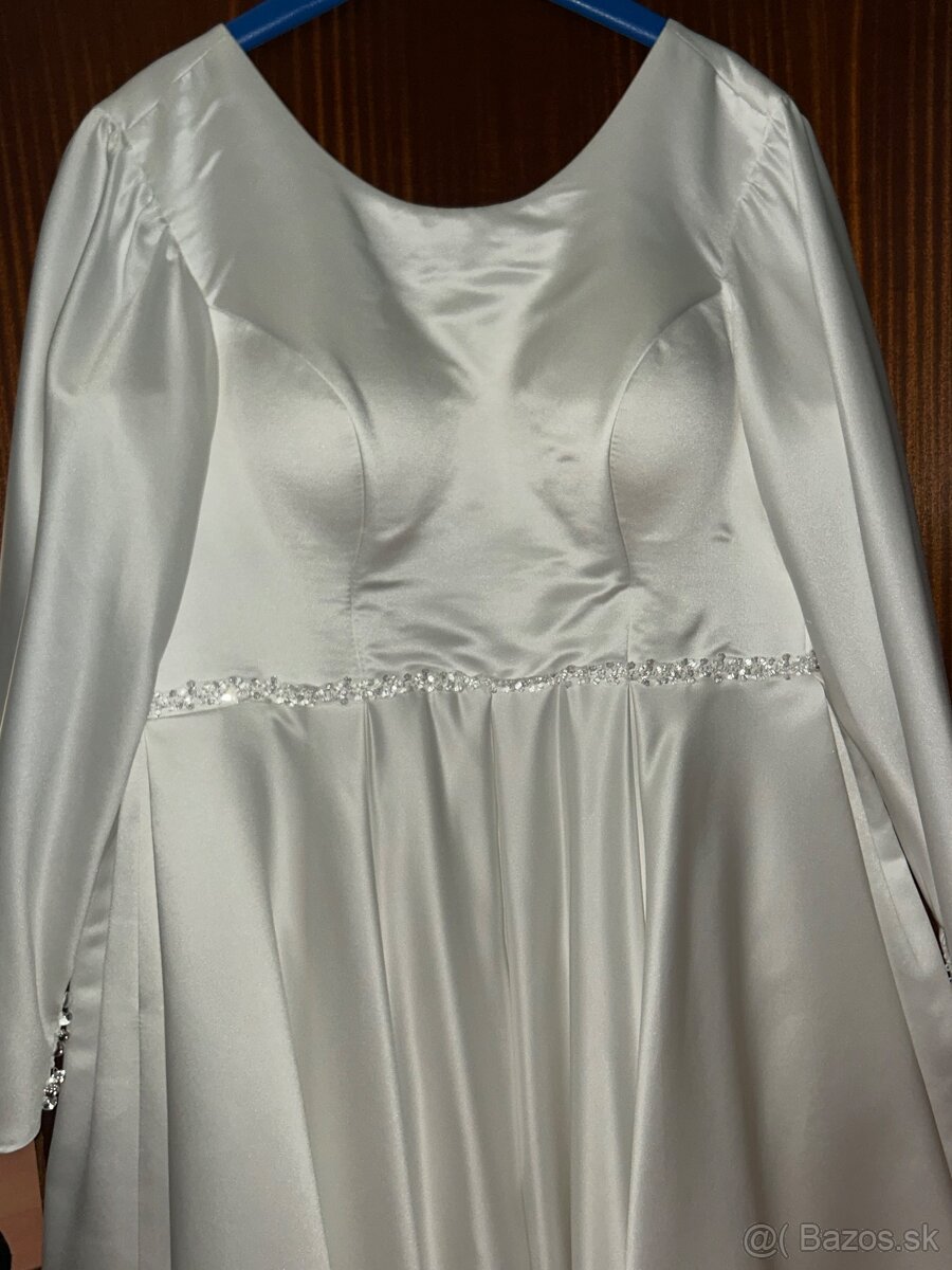 Predám plus size svadobné šaty - 4