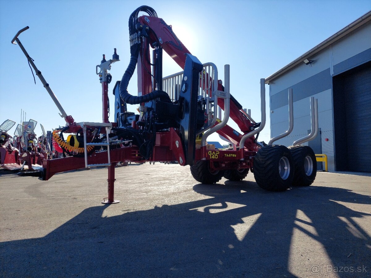 Vyvážecí vlek, vyvažečka, Tajfun GAP 140 + DOT 50 K 7,2 m - 4