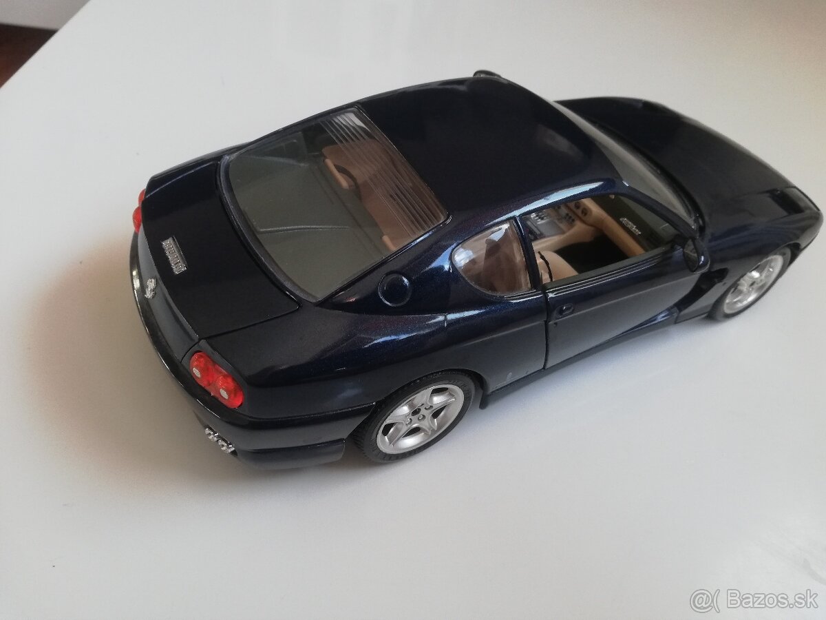 1:18 FERRARI 456 GT Bburago modra - 4