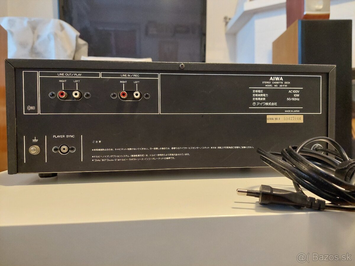 Predám AIWA AD F30 Tape Deck - 4