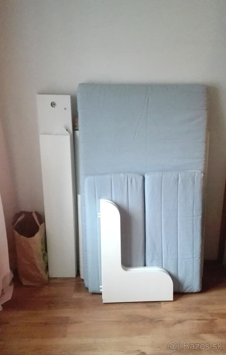 rastúca posteľ s 3-dielnym matracom - 4