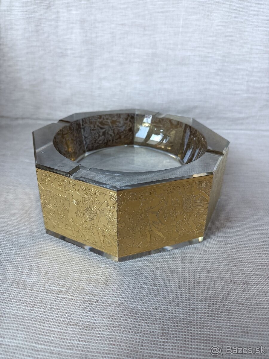Moser popolník art deco - 4