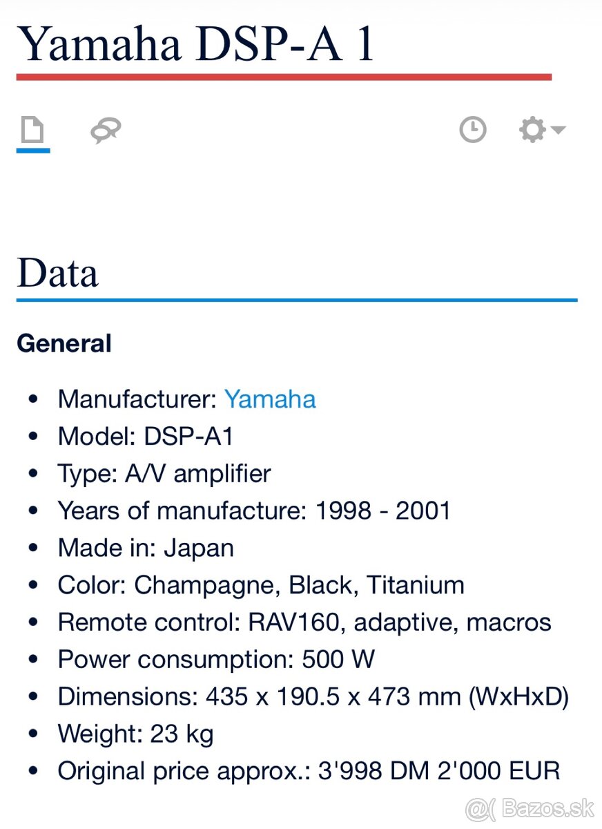 Yamaha DSP-A1 - 4