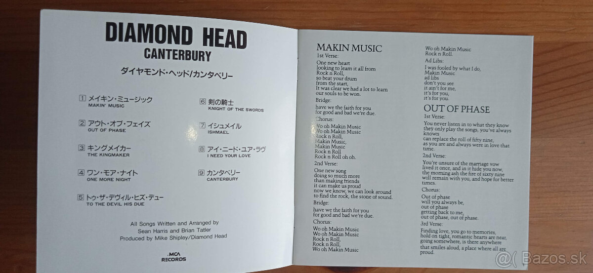 CD Diamond Head – Canterbury 1983 - 4
