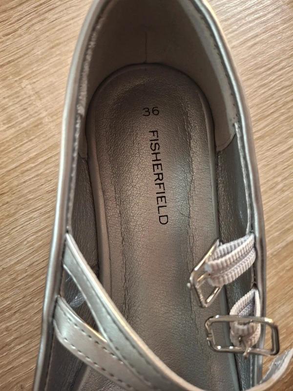 Nové strieborné balerínky Gate/Fisherfield 36 - 4