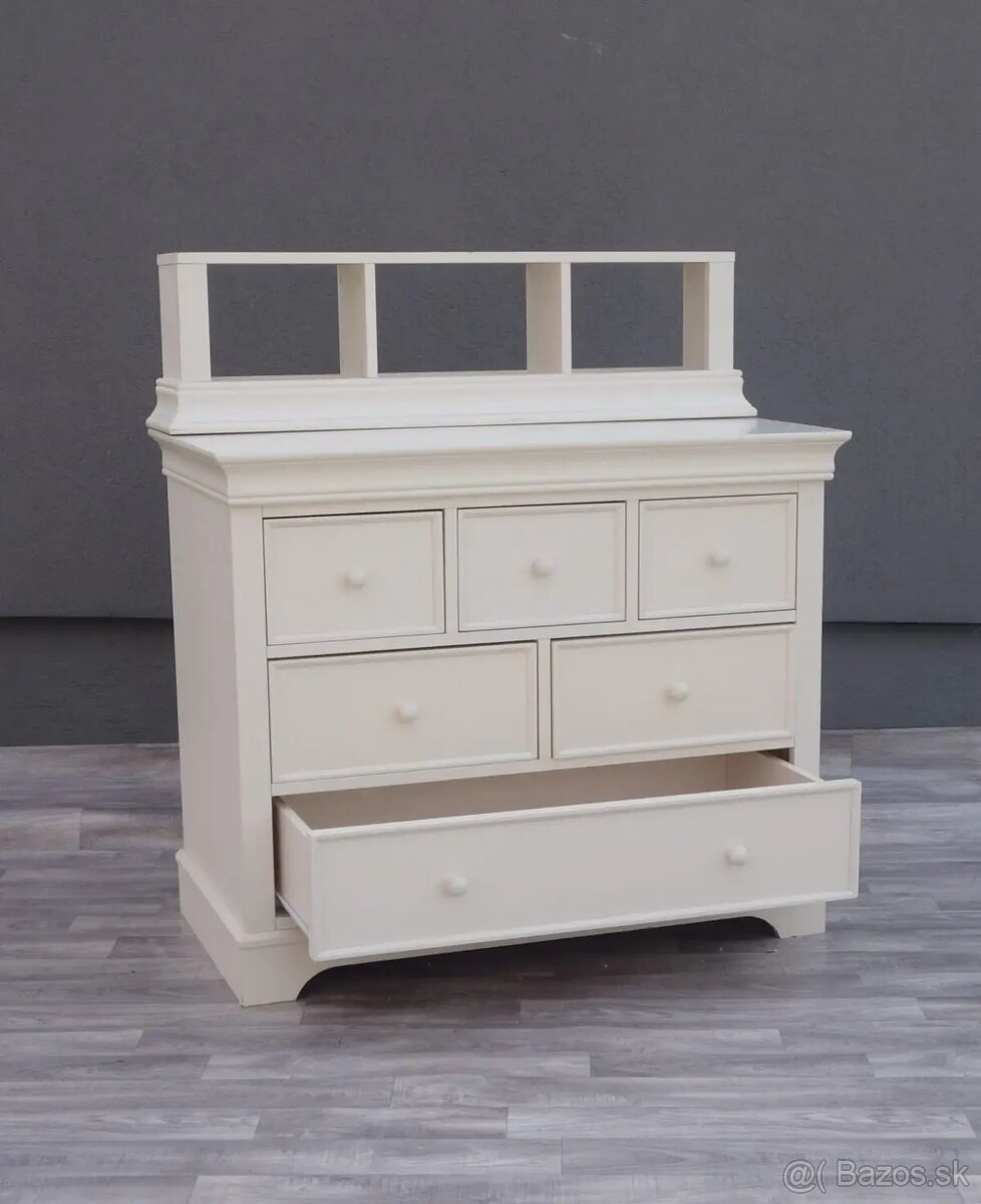Komoda – prebaľovací pult + polička. - 4