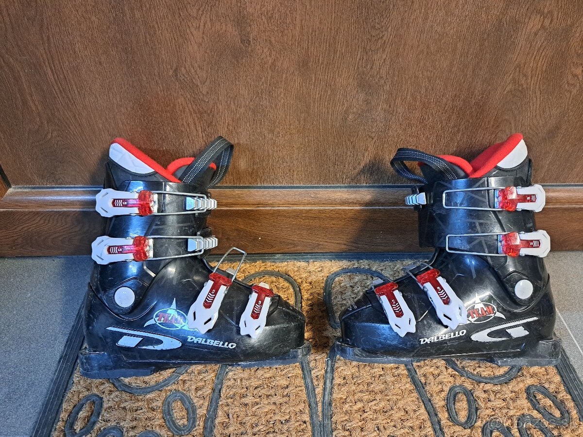 Detské lyže, lyžiarky a paličky - 4