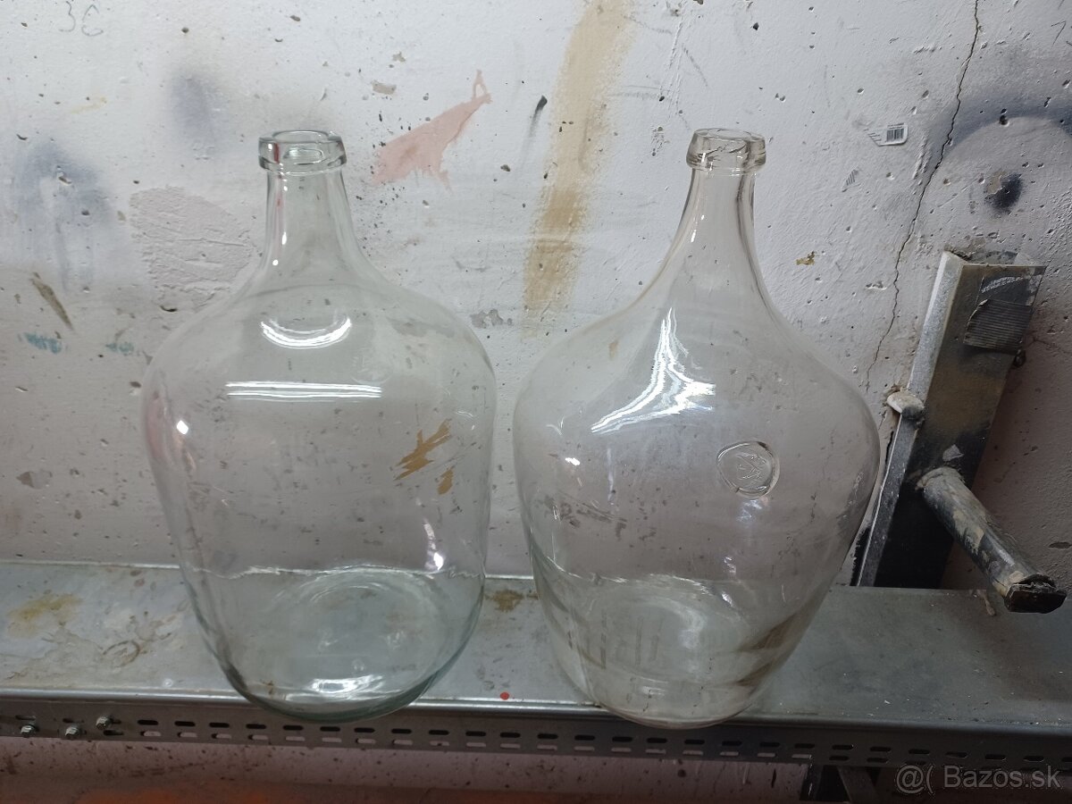 Sklenene demizony + flase - 4